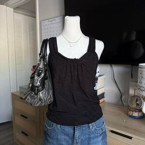 trixxi vintage black tank top